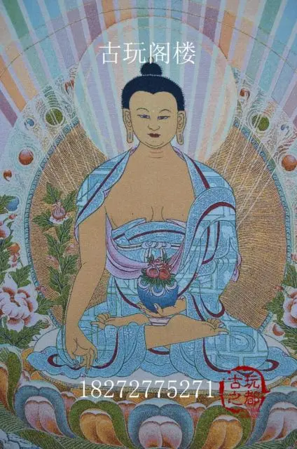 Китайская коллекция вышивка танка схема Будды|diagram| |