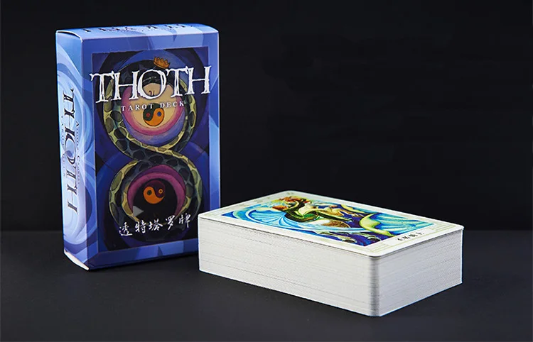 78 Cards Thoth Deck Playing Tarot Cards Magical Board Game Family Xmas Birthday Gift1