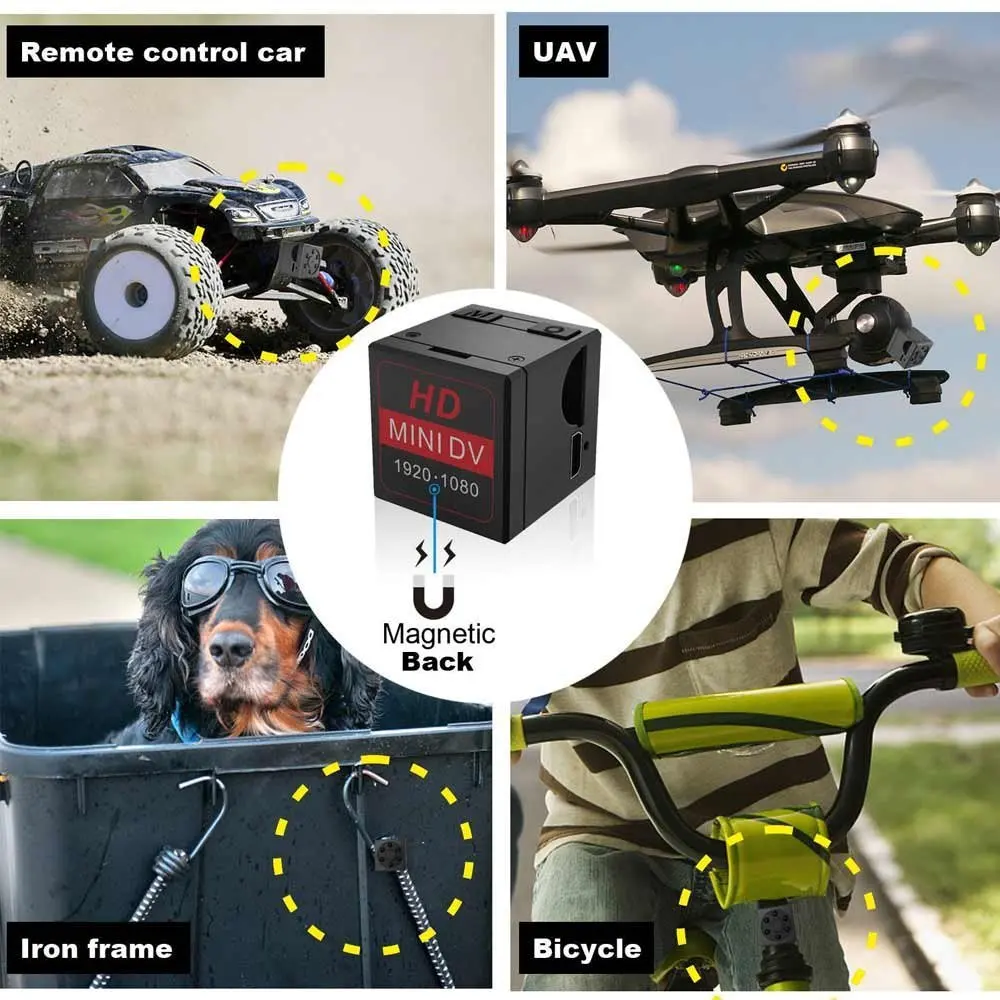 Camsoy мини ночного видения инфракрасная камера обнаружения движения DVR Full HD 1080 P видеокамера для наблюдения микро безопасности DV Cam