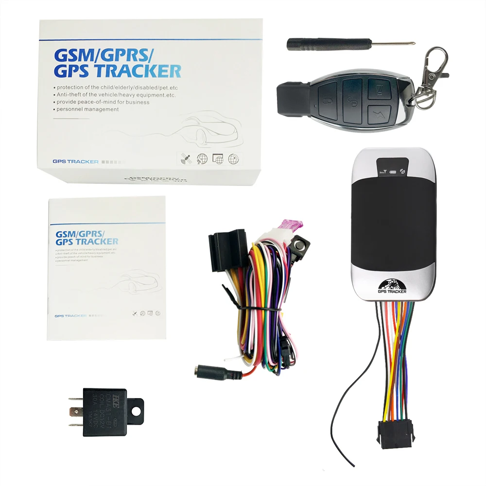 With box(Plastic) Водонепроницаемый автомобиль/автомобиль трекер GPS303G в режиме реального времени TK303G отслеживание бесплатное приложение отрезать масло и мощность системы SOS датчик движения-сигнализация - Цвет: With box(Plastic)