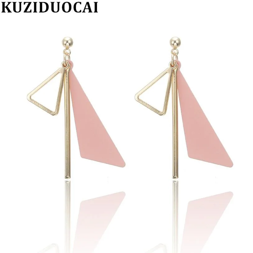 Kuziduocai новые модные ювелирные изделия Женская подвеска треугольник