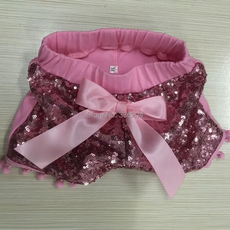 Шорты с золотыми пайетками для девочек летняя блестящая одежда маленьких