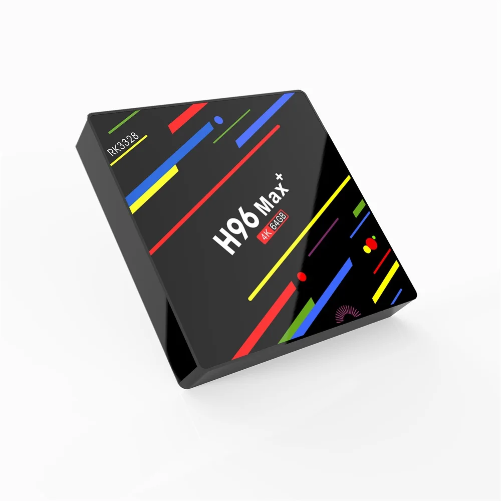 H96 MAX + Google Голосовое управление Smart TV BOX Android 8 1 Rockchip RK3328 4 Гб 64 потоковая передача Play