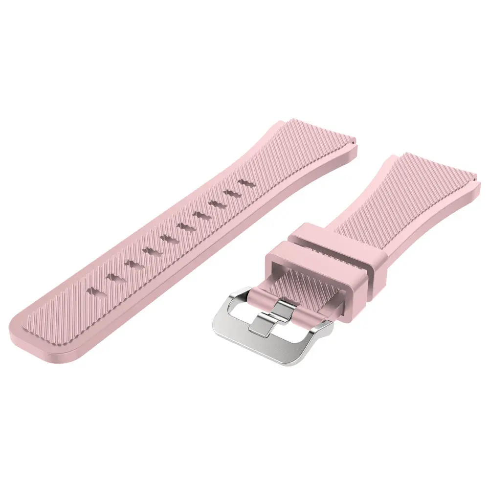 Light pink Ремешок для часов Amazfit Stratos 2S 22 мм силиконовый ремешок для часов samsung gear S3 Frontier/классический ремешок для Amazfit Stratos 2 - Цвет ремешка: Light pink