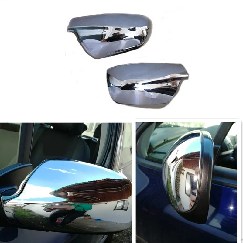 Подходит для Peugeot 307 CC SW 407 2004 2012 хромированная крышка бокового крыла двери Зеркала