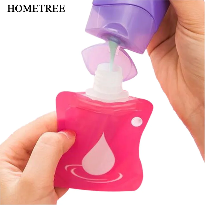 

HOMETREE 1Pcs 30ml Plastic Empty Soap Shampoo Pump Square Bottle Lotion Shower Travel Refillable Makeup Bottles Containers H598