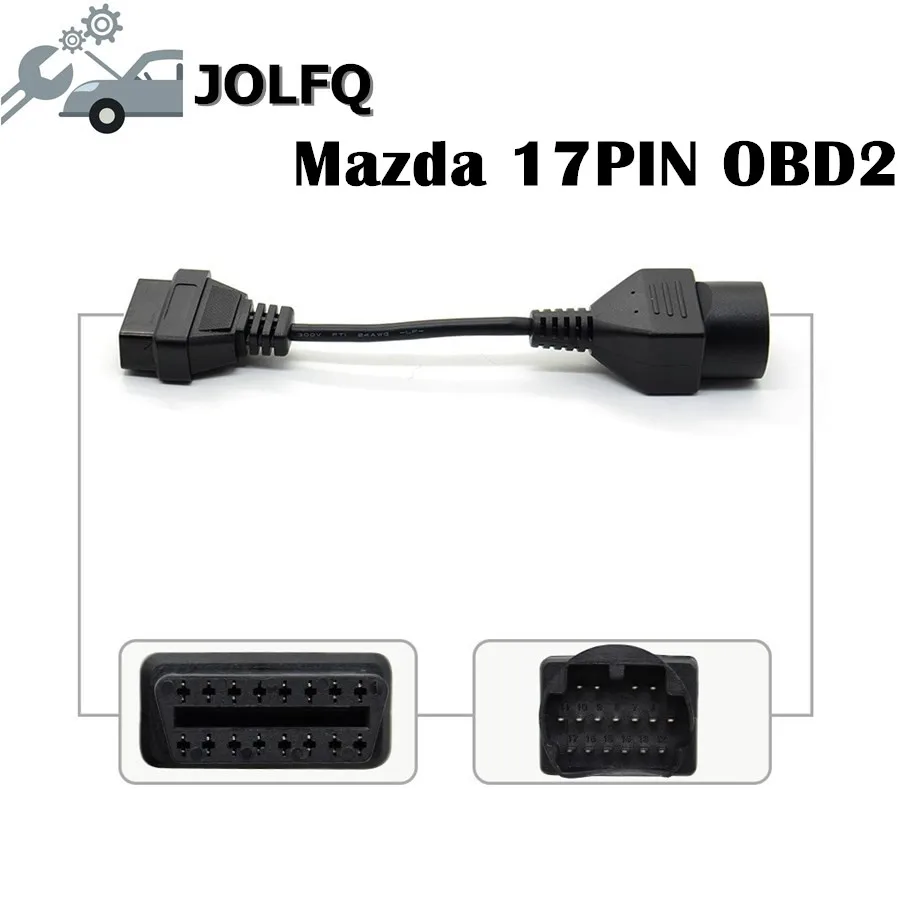 Лидер продаж автомобильный разъем OBD OBDII для Mazda 17 16 контактов высококачественный