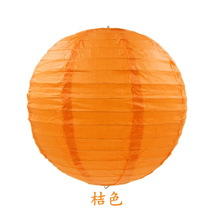 orange 10 см-40 см) розовые круглые бумажные фонарики для свадебной вечеринки бытовые подвесные лампы Праздничные вечерние украшения лампы в виде шара DIY принадлежности - Цвет: orange