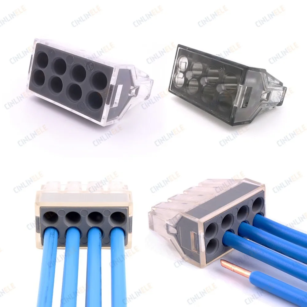 30 шт./лот быстрый разъем для провода клеммный блок с солнечным проводником