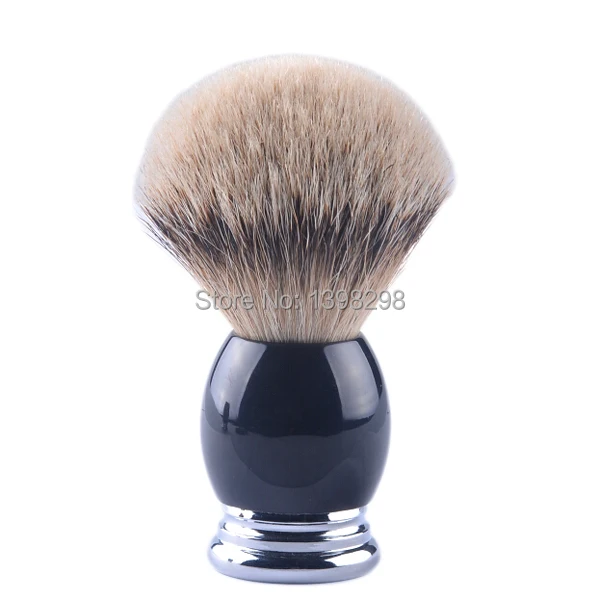 

Free shipping cost silvertip badger shaving brush black acrylic handle 22*65mm knots shaving brush C003-B