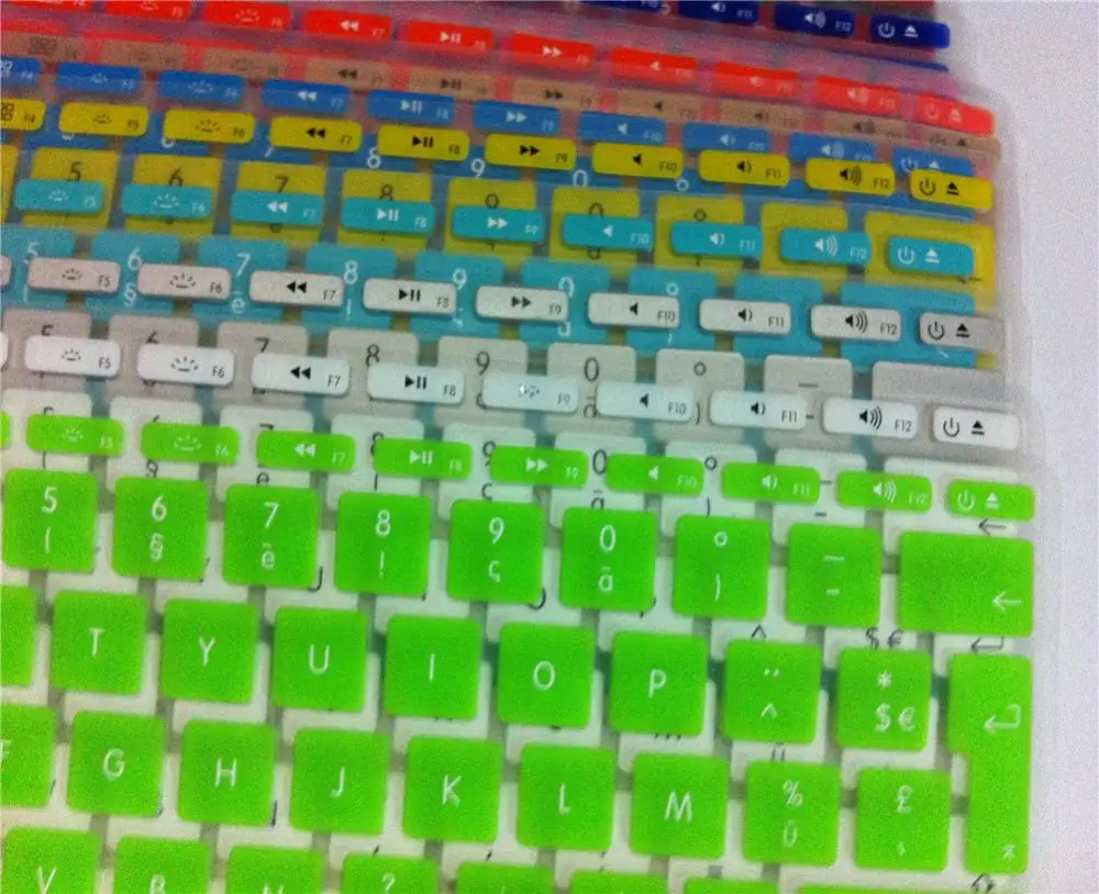 Силиконовая Защитная пленка для Macbook Air 11 6 дюйма с французскими шрифтами|keyboard cover