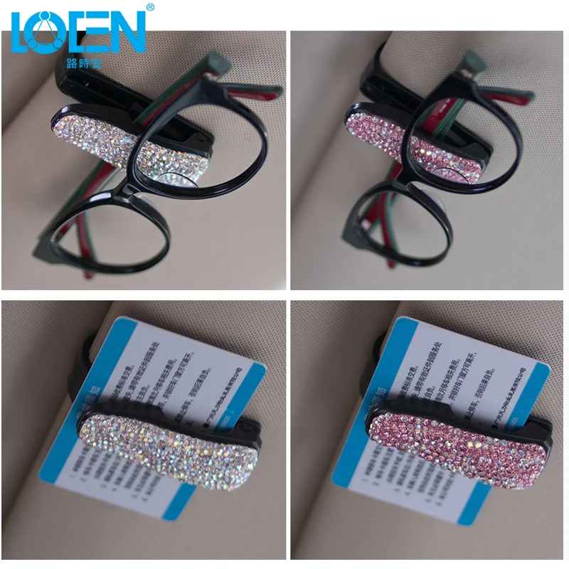 Автомобильный солнцезащитный козырек Чехол для очков автомобильный зажим