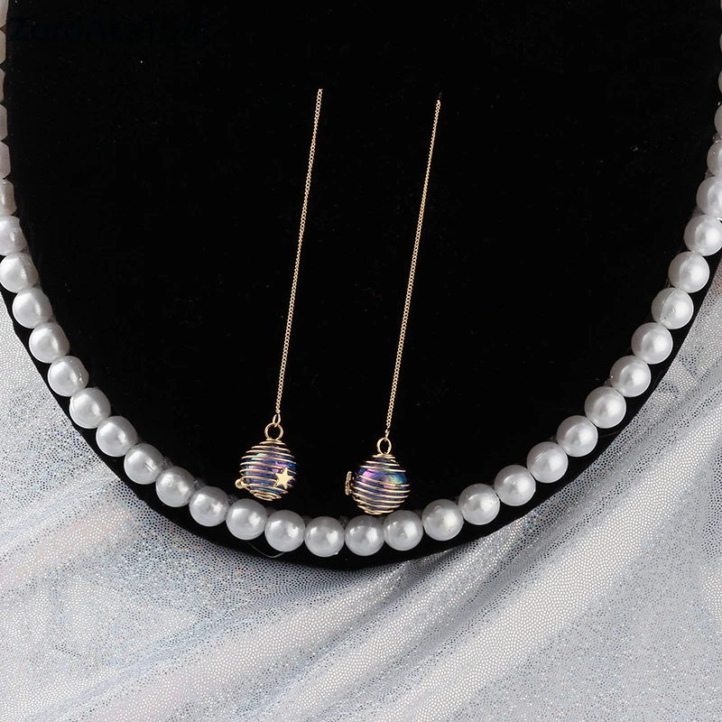 2019 Новые Простые Романтические звезды серии Красочные Бусины уникальные голубое