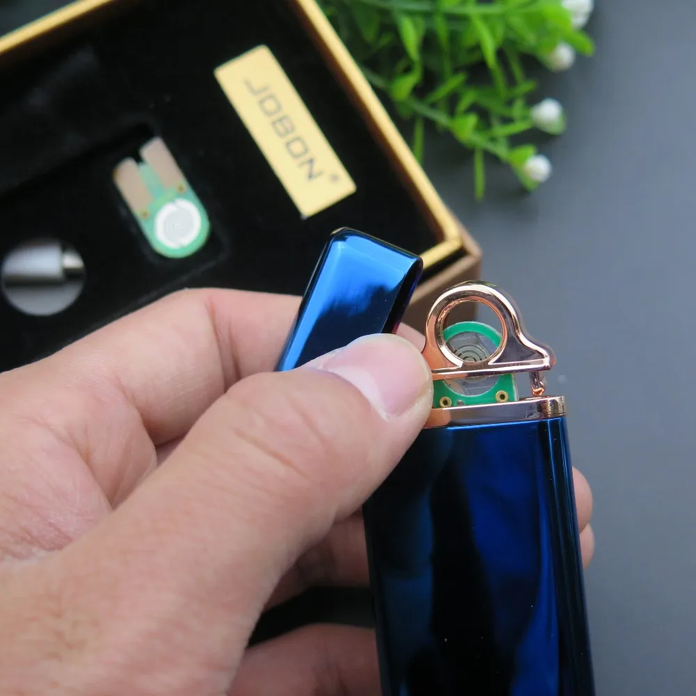 Вольфрамовая турбо Usb Зажигалка Ветрозащитная электрическая перезаряжаемая для сигарет Материал цинковый сплав