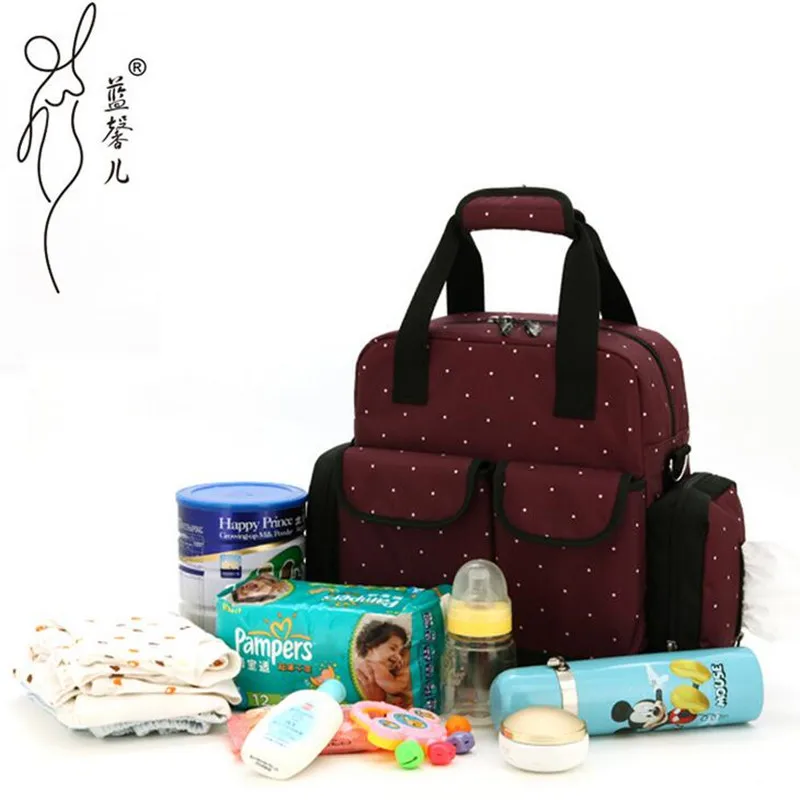 5 шт./компл. сумка для подгузников многофункциональный вместительный рюкзак мам