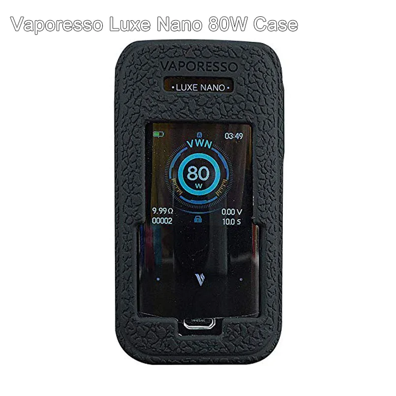 Текстурированный силиконовый чехол для Vaporesso Lux Nano TC Kit Box Mod электронная сигарета Vape силиконовый чехол с гелевой оболочкой
