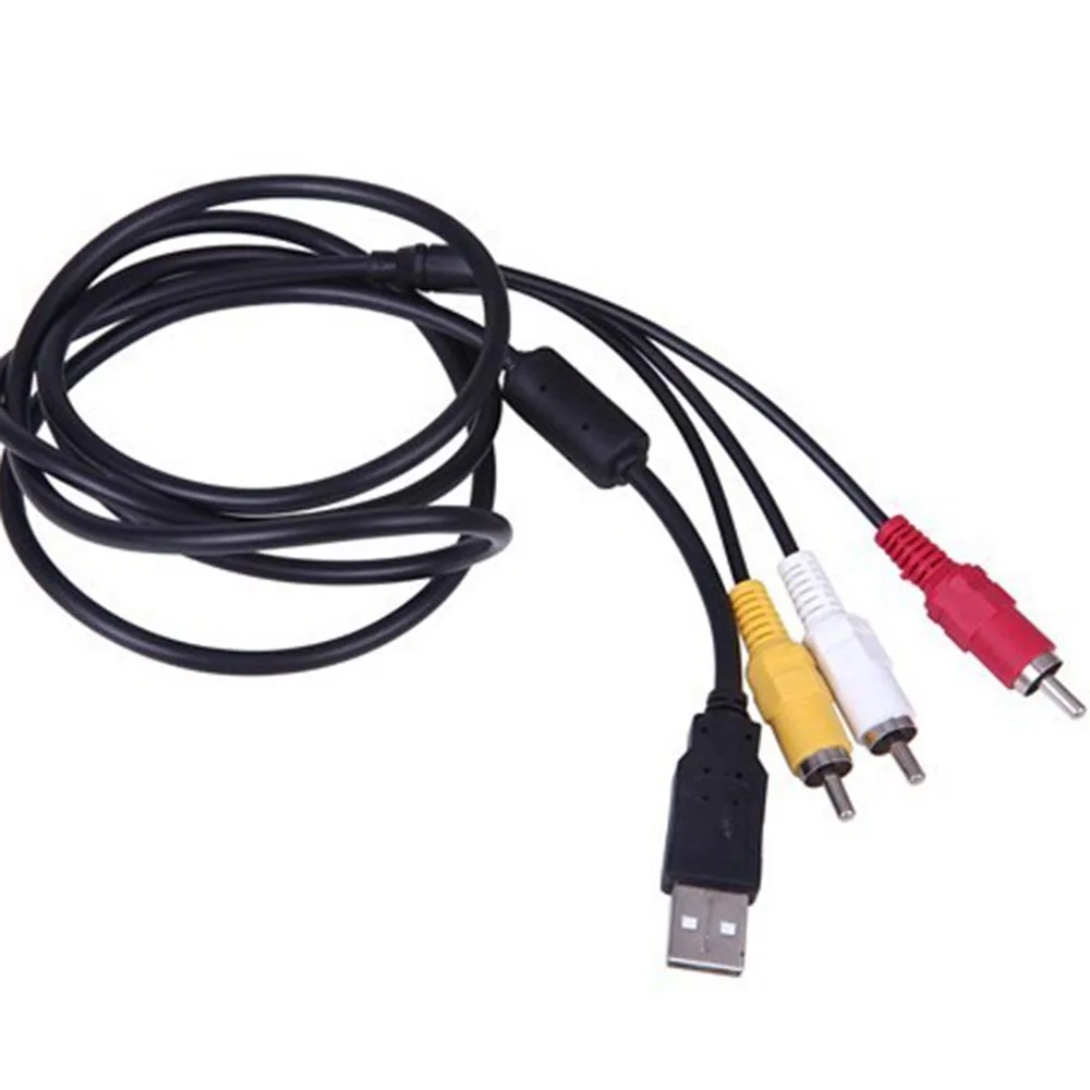 USB к RCA кабель 2 0 папа 3 мужской комбинезон стерео аудио видео телевизионный