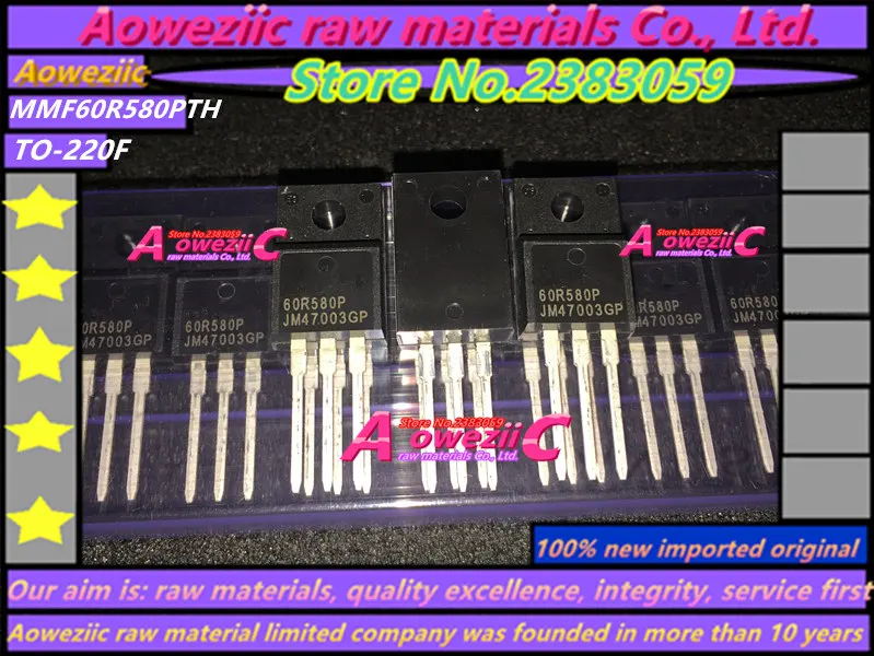 Aoweziic новинка 100% года импортный оригинальный MMF60R580PTH MMF60R580P 60R580P фотосессия 600 В 8A |
