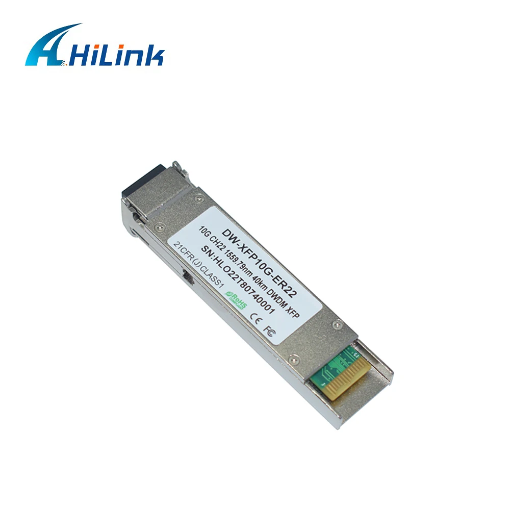Бесплатная доставка DHL! 10GBASE ER 10G CH22 1559.79nm 40km приемопередатчик dwdm xfp|Оптоволоконное