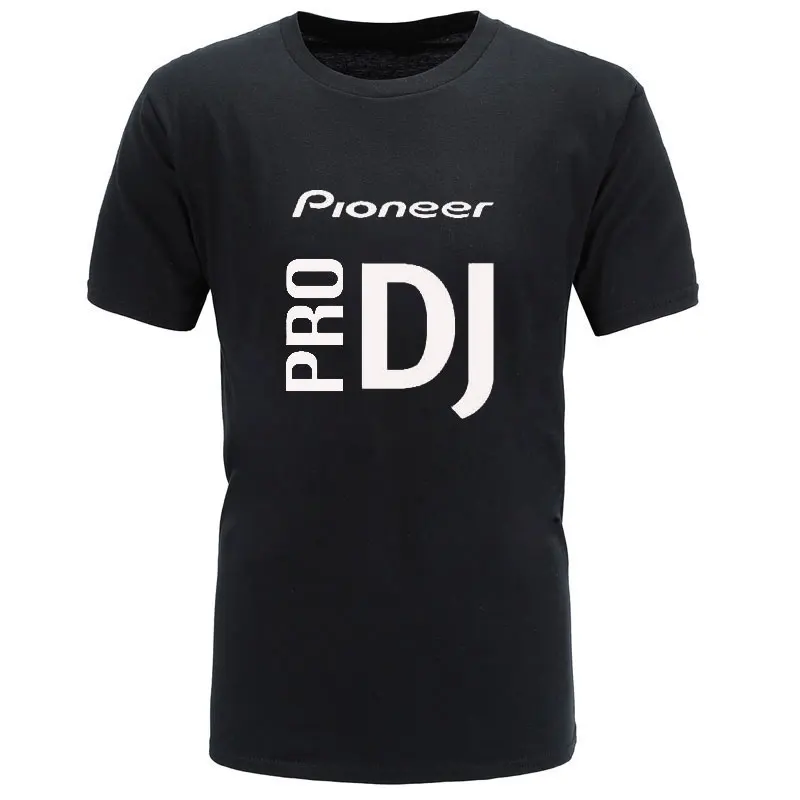 Брендовая Футболка мужская Новая мода Pioneer DJ PRO с буквенным принтом модные футболки с круглым вырезом Мужская футболка с коротким рукавом - Цвет: 16