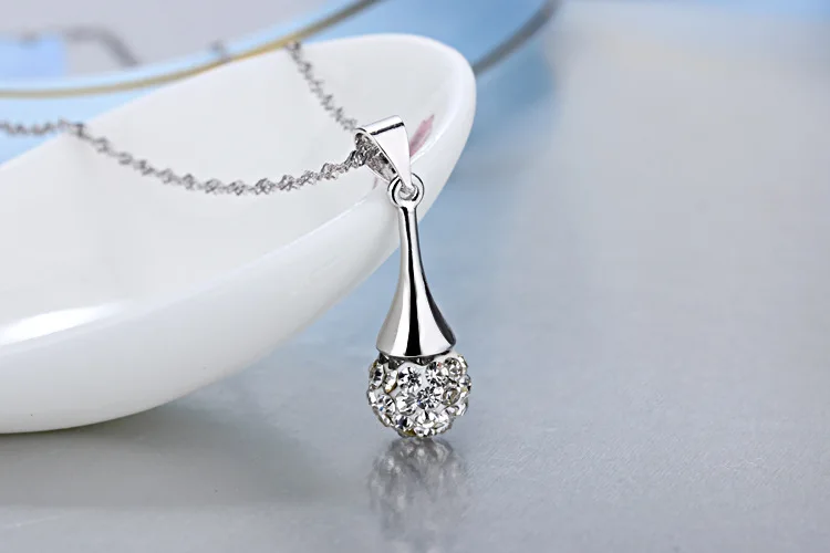 Модное ожерелье Everoyal с хрустальным шариком ювелирные изделия для девушек