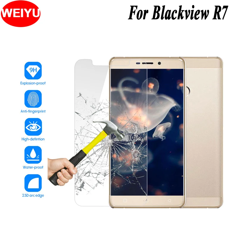 Ультратонкая пленка WEIYU для телефона Blackview R7 5 дюйма защитная закаленная
