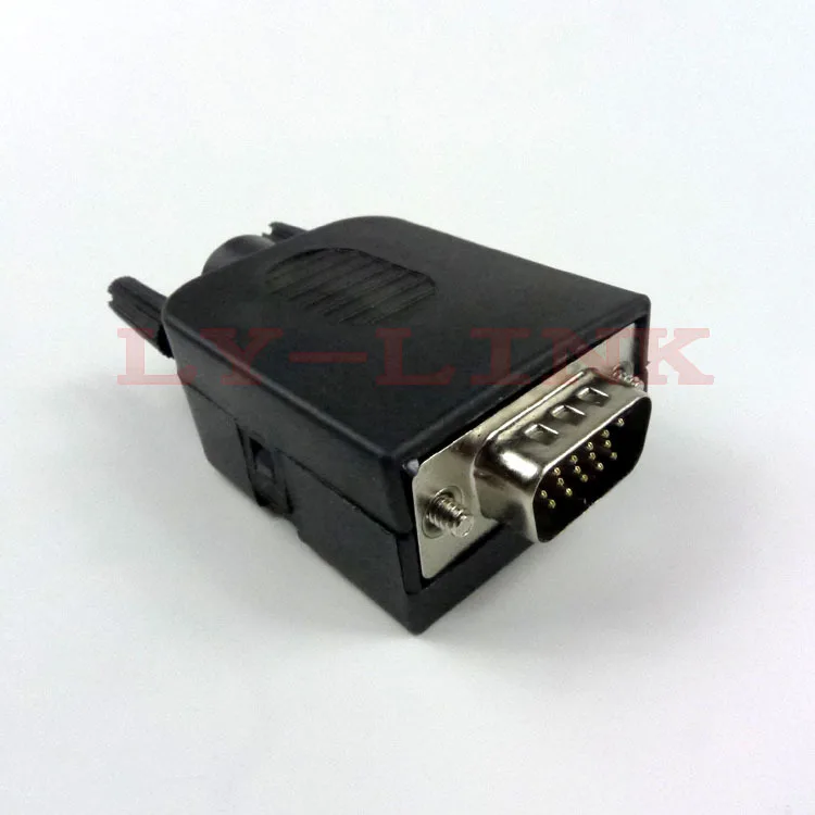 3 + 2 штекера VGA боковые винтовые разъемы для поддержки кабеля DIY|vga cable screws|connector