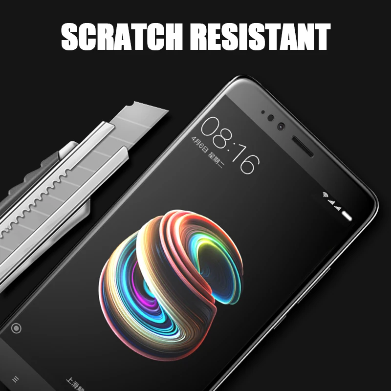 TOMKAS Стекло для Xiaomi mi A1 закаленное Экран протектор 2.5D Защита от царапин 5X защитный