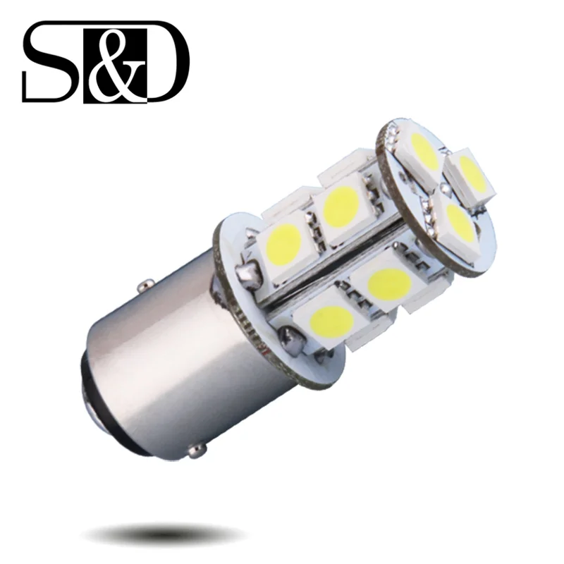 1157 BAY15D 13 SMD белый светодиодный автомобильный фонарь автомобильная лампа p21/5 Вт