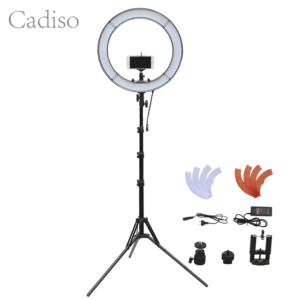 Cadiso RL 18 55 Вт 5500 К 240 LED Фотографическая освещение затемнения камеры