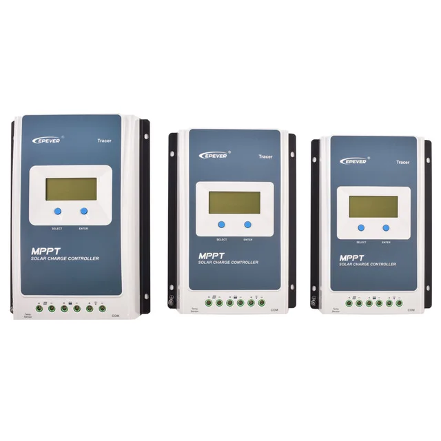 EPever 40A/30A/20A/10A MPPT Контроллер заряда для свинцово-кислотных литий-ионных батарей 12 в 24 В