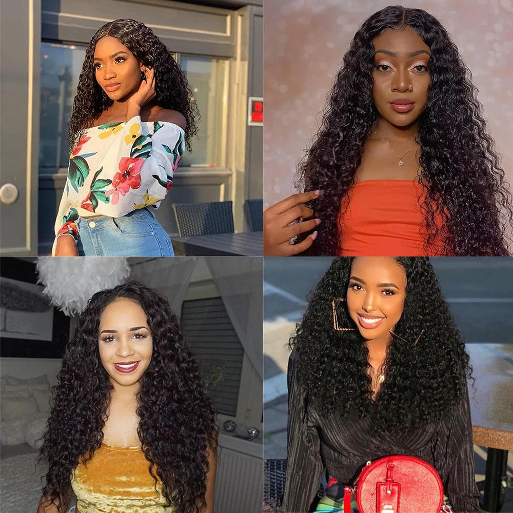 ALITOP волосы курчавые кучерявые парики для женщин полный шнурок передние