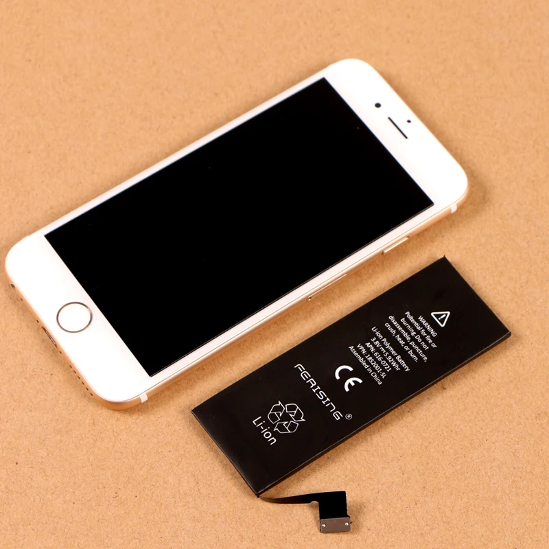 2020 новый 100% Оригинальный FERISING телефон батарея для iPhone 5S 5C емкость 1560mAh ремонтные