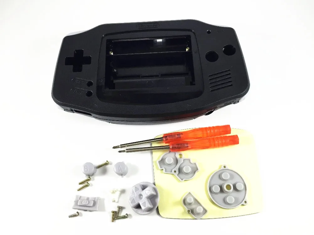 Полный комплект чехол для корпуса Сменный Чехол пластиковый Nintendo for GBA кнопки