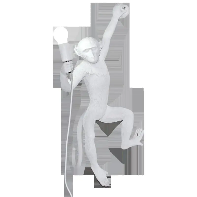 Настенные светильники в скандинавском стиле с изображением обезьяны креативное