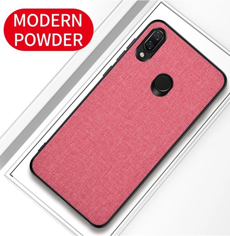 Matte Cloth Case For Coque Xiaomi Redmi Note 6 5 7 Pro 6A Plus Luxury Back Cover Pocophone F1 Go Fundas |