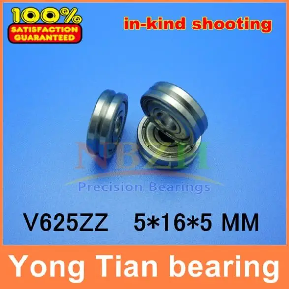 V625ZZ V рифленый выпрямитель Направляющие подшипники колеса 625VV ABEC 5 паз шкив