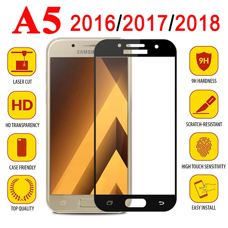 Защитное стекло для samsung a5 Защитная пленка для samsung galaxy a 5 5a защитная пленка