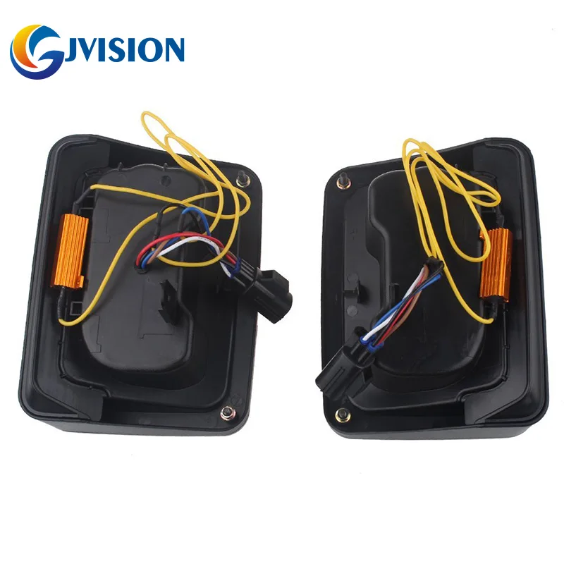 Дымчатые линзы красный светодиодный задний фонарь светильник w/поворотов и