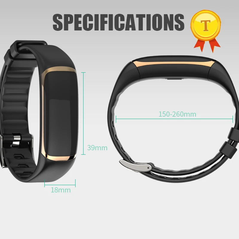 2018 настоящий точный монитор пульса кислорода в крови смарт-браслет наручные часы