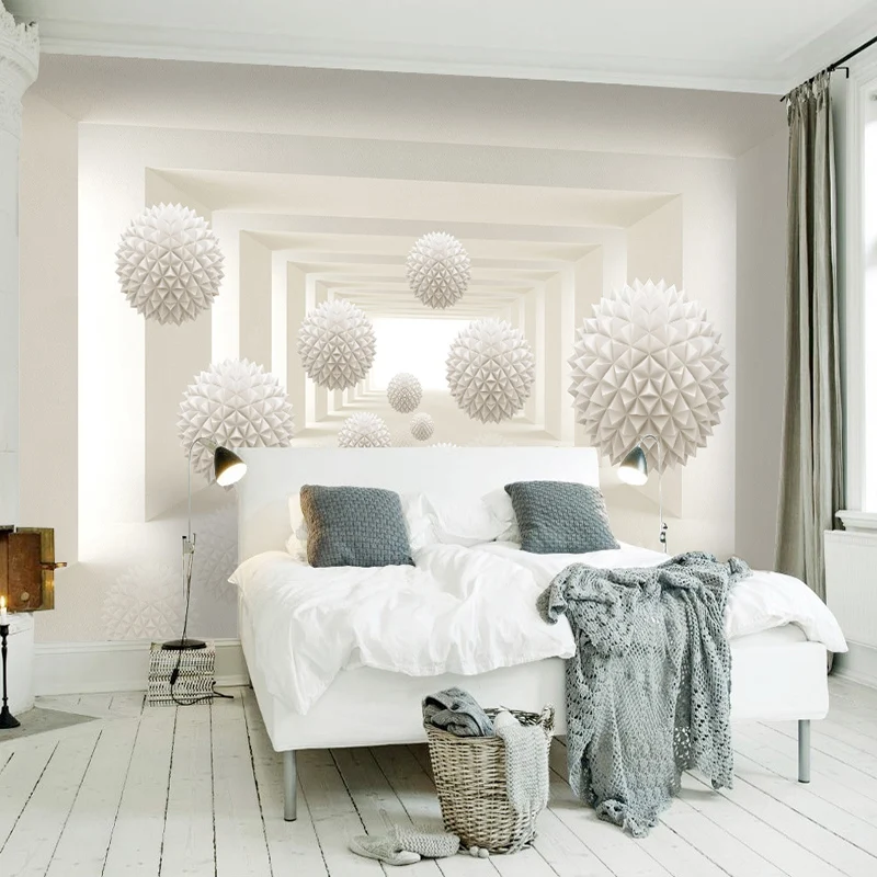 Фотобумага на заказ Современная 3D Творческая Сфера объемные настенные фрески