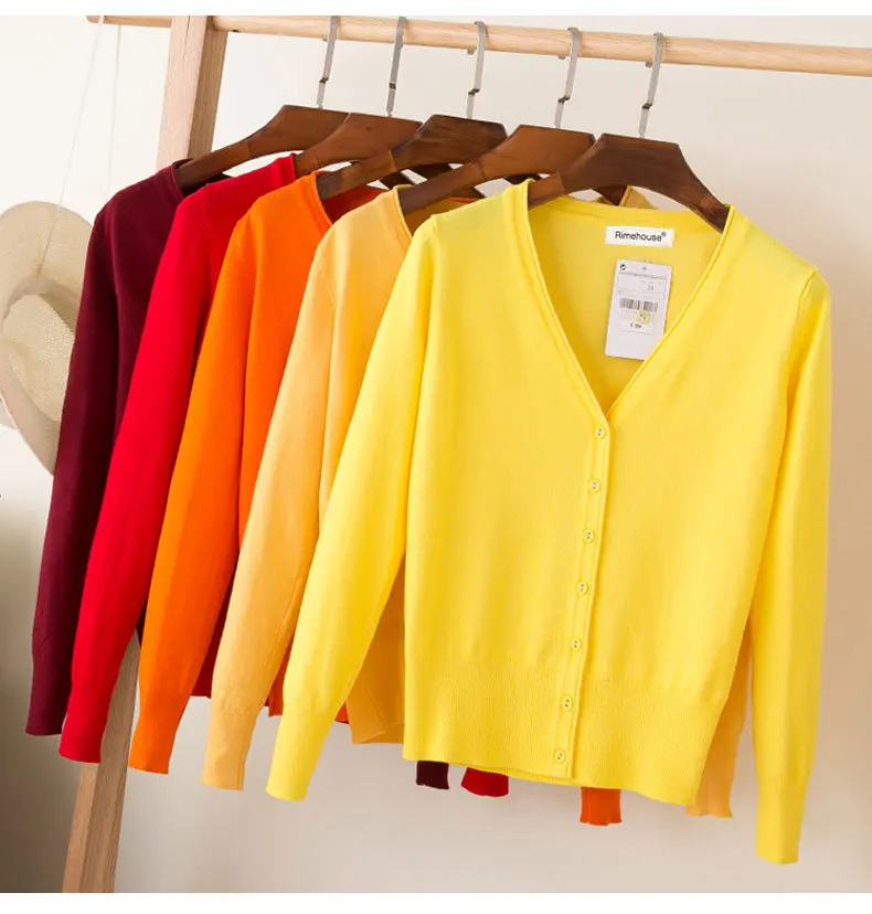 21 Colors S-6XL 2019 high quality spring autumn cardigan women casual sweet long sleeves knitted tops V neck sweater coat |