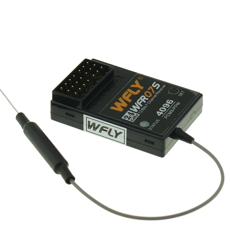 2,4G WFLY приемник WFR04S WFR06S WFR07S WFR09S WBUS RF201S RF207S PPM/PCMS для дистанционного управления для радиоуправляемого дрона