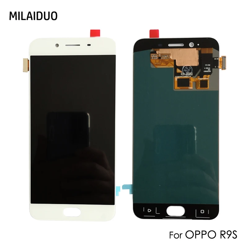 AMOLED для OPPO R9s ЖК дисплей сенсорный экран дигитайзер OLED сборка Замена 1920*1080 белый