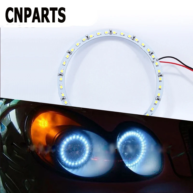 CNPARTS 2 шт. автомобильному кольцу Ангельские глазки фар декоративные светильники