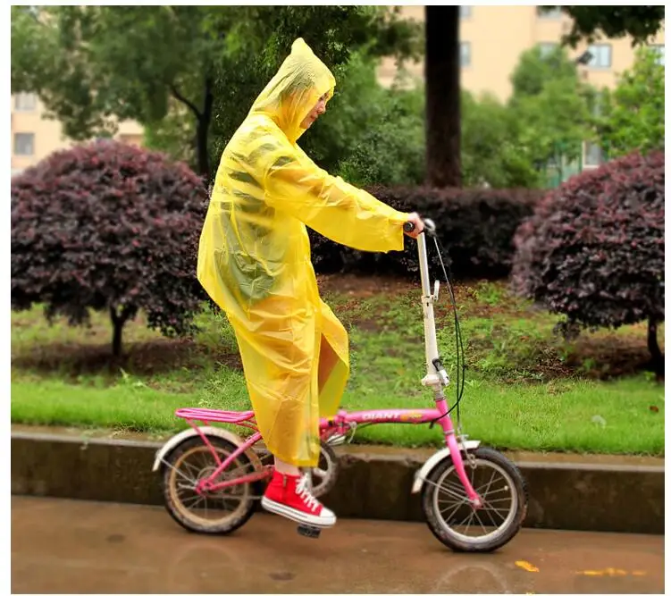 Прозрачный дождевик для путешествий ПВХ 1 шт. пеших прогулок