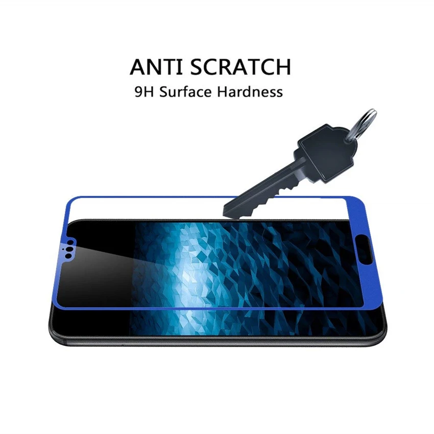 Защитное стекло закаленное для Huawei Y5 Y6 Y7 Prime Y9 2018 P20 Pro P10 P9 P8 Lite 2017 Nova 2 Plus 2i Mate 10