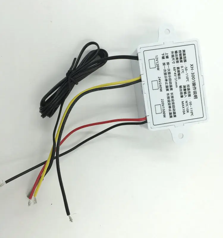 Цифровой светодиодный регулятор температуры переменного тока 220 В 10 А