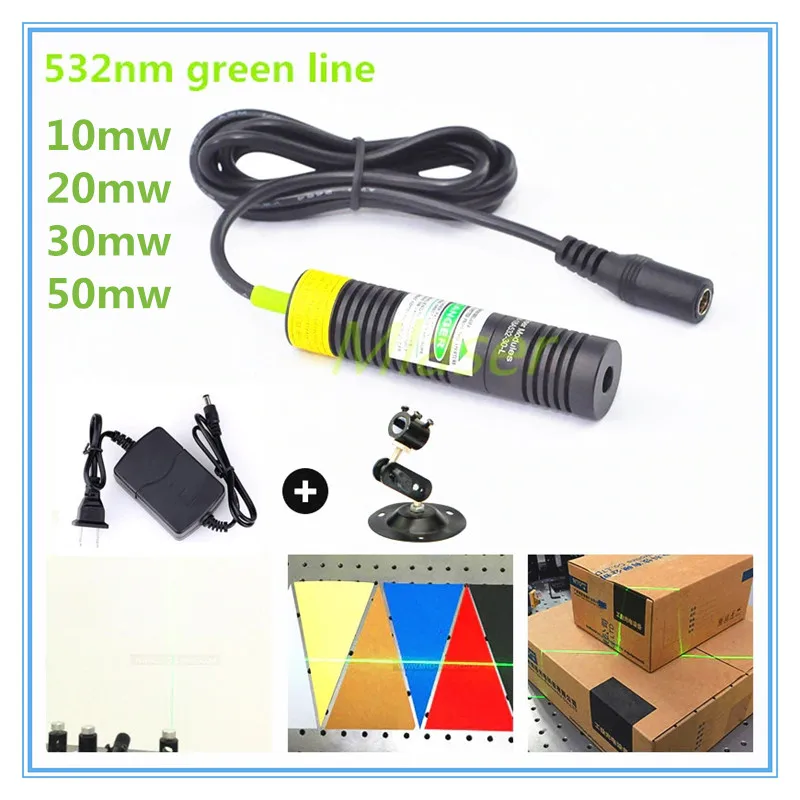 Лазерный Линейный модуль D18mm 532nm 10mw 20mw 30mw 50mw для резки одежды/механического