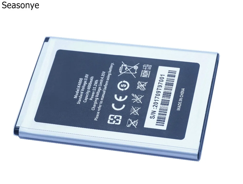 Seasonye 4000mAh / 15.2Wh телефонный Сменный аккумулятор для Oukitel K4000 батарея 2 шт./лот |